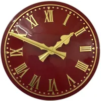 Warrington Outdoor Clock Service red dial